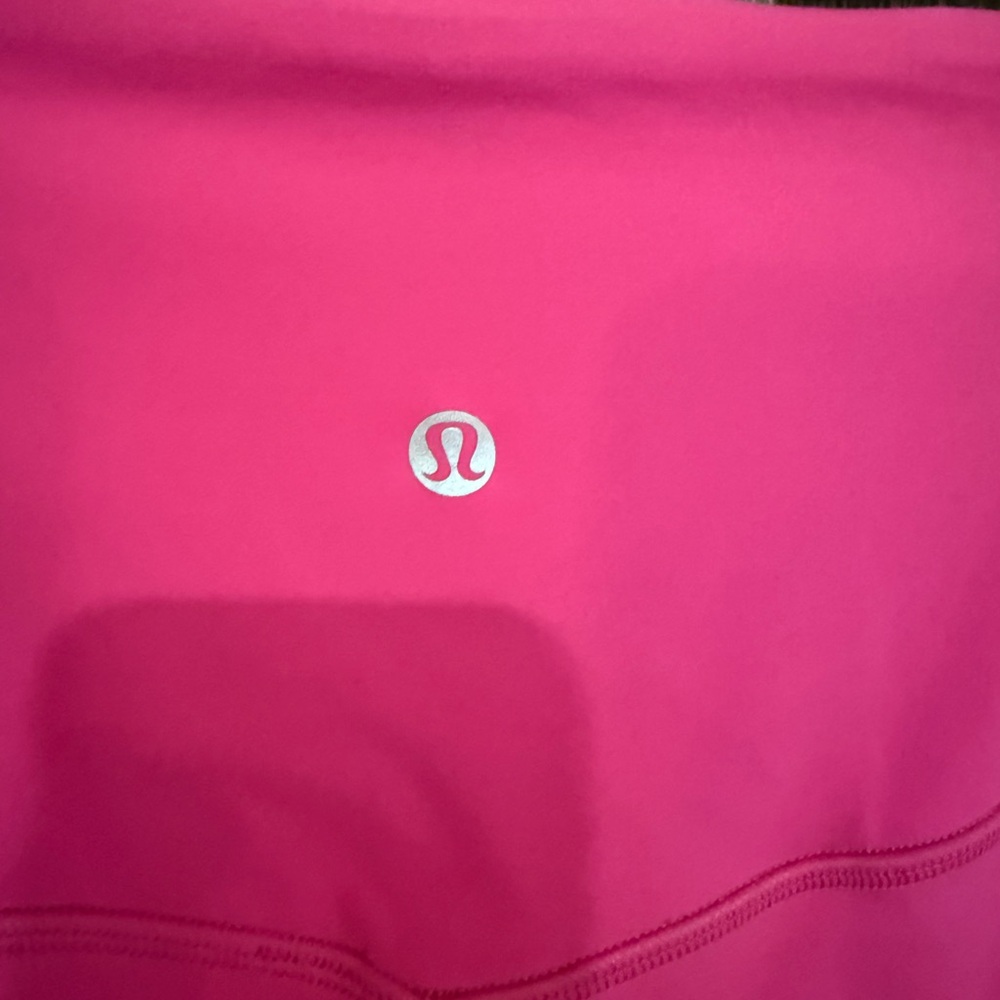 lululemon Sonic Pink High Rise Align Leggings With pockets Size 8 25” - Picture 6 of 8